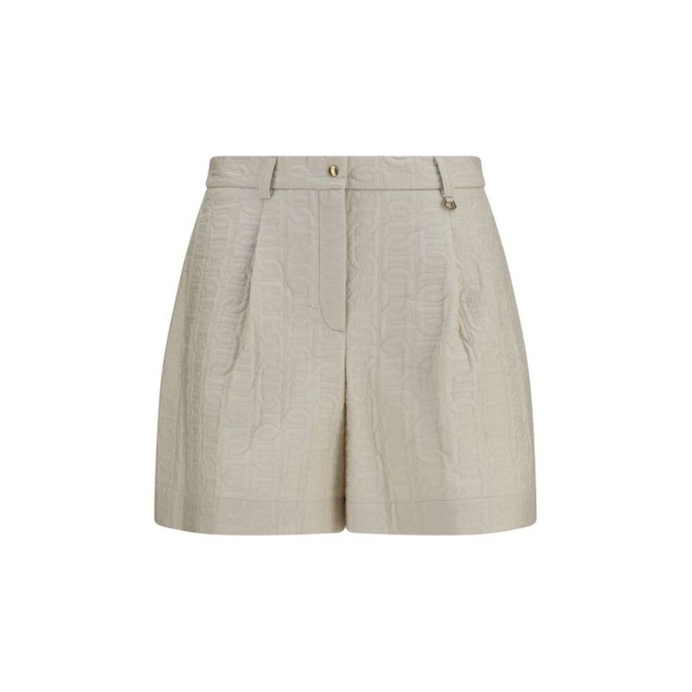 Moncler Beige Polyamide Bermuda Women's Shorts